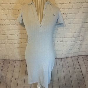 NWT LaCoste blue polo dress, 32/0
